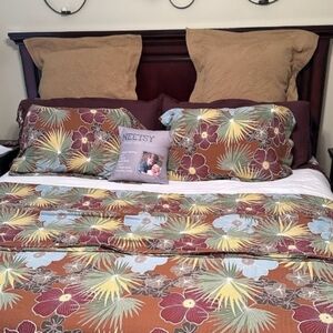 100%Egyptian Cotton Tommy Bahama King Duvet bedding set